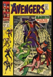 Cover Scan: Avengers #47 FN+ 6.5 1st App. Dane Whitman! Magneto! Black Knight! - Item ID #371438