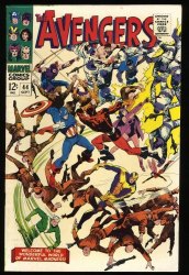 Cover Scan: Avengers #44 VF- 7.5 Origin Black Widow! 2nd Red Guardian! - Item ID #371440