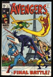 Cover Scan: Avengers #71 FN 6.0 1st Appearance Invaders Black Knight Joins! - Item ID #371449