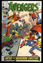 Cover Scan: Avengers #70 VF 8.0 1st Appearance Squadron Sinister! - Item ID #371450