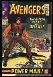 Cover Scan: Avengers #21 FN- 5.5 1st Appearance Power Man (Erik Josten)! 1965! - Item ID #371456