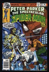 Cover Scan: Spectacular Spider-Man #28 NM+ 9.6 Frank Miller Art! - Item ID #371604