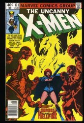 Cover Scan: X-Men #134 VF+ 8.5 Newsstand Variant 1st Dark Phoenix! Hellfire Club! - Item ID #372282