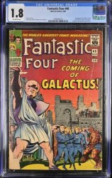 Cover Scan: Fantastic Four #48 CGC GD- 1.8 Off White 1st Silver Surfer Galactus! - Item ID #372944