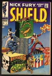 Cover Scan: Nick Fury, Agent of SHIELD (1968) #1 FN+ 6.5 Steranko Cover! 1st Scorpio! - Item ID #373091