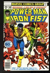 Cover Scan: Power Man and Iron Fist #50 NM- 9.2 1st Team-Up! - Item ID #373095