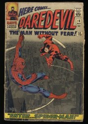 Cover Scan: Daredevil #16 GD+ 2.5 See Description (Qualified) UK Price Variant - Item ID #373278