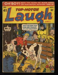 Cover Scan: Top Notch Comics #41 VG/FN 5.0 (Restored) Laugh! Black Hood Appearance! - Item ID #373328