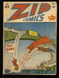 Cover Scan: Zip Comics #42 VG 4.0 - Item ID #373415