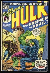 Cover Scan: Incredible Hulk #182 VG 4.0 2nd Wolverine First Appearance Hammer/Anvil! - Item ID #373481