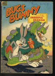 Cover Scan: Four Color #187 VG+ 4.5 Bugs Bunny and Dreadful Dragon! - Item ID #373512