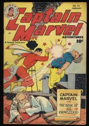 Cover Scan: Captain Marvel Adventures #93 FN- 5.5 - Item ID #373516