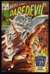 Cover Scan: Daredevil #56 VF/NM 9.0 1st Appearance Death's Head! Gene Colan! - Item ID #374217