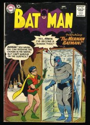 Cover Scan: Batman #118 VG- 3.5 Early DC! The Merman Batman! Swan/Kaye Cover! - Item ID #374401