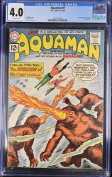 Cover Scan: Aquaman (1962) #1 CGC VG 4.0 1st App. Quisp! Aqualad! The Fire Trolls! - Item ID #374931