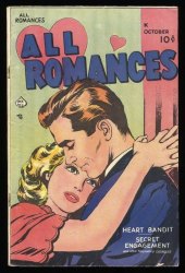 Cover Scan: All Romances #2 VG+ 4.5 Menace to Our Marriage, Secret Engagement and more! - Item ID #375176