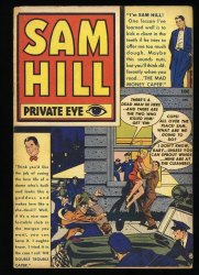 Cover Scan: Sam Hill Private Eye #1 GD 2.0 Golden Age, First Issue! - Item ID #375178