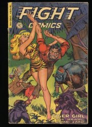 Cover Scan: Fight Comics (1940) #76 GD+ 2.5 Tiger Girl! - Item ID #375214