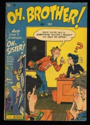 Cover Scan: Oh, Brother! #4 VG+ 4.5 Golden Age! Baps and Brother! - Item ID #376248