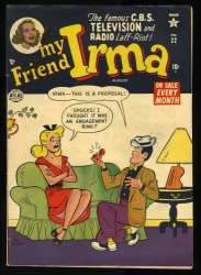 Cover Scan: My Friend Irma #22 FN- 5.5 Art by Dan DeCarlo/Scripts by Stan Lee! - Item ID #376291