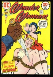 Cover Scan: Wonder Woman #209 VF+ 8.5 Planet of Plunder! Bondage Estrada Cover! - Item ID #376540