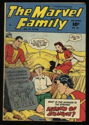 Cover Scan: Marvel Family #39 FN- 5.5 Shazam! Legend of Atlantis! - Item ID #377141