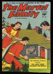 Cover Scan: Marvel Family #53 FN 6.0 Shazam, Capt. Marvel Jr., Mary Marvel!  - Item ID #377153