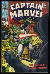 Cover Scan: Captain Marvel #7 VF+ 8.5 Cover by John Romita! Ronan! - Item ID #377456