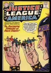 Cover Scan: Justice League Of America #10 FN 6.0 1st Appearance Felix Faust! - Item ID #378095