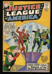 Cover Scan: Justice League Of America #4 VG/FN 5.0 Green Arrow! Murphy Anderson Cover! - Item ID #378100