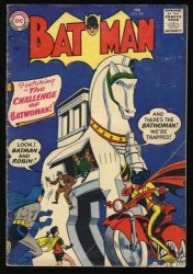 Cover Scan: Batman #105 VG- 3.5 Cover by Sheldon Moldoff! Robin! Batwoman! - Item ID #378113