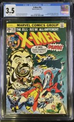 Cover Scan: X-Men #94 CGC VG- 3.5 White Pages New Team Begins Sunfire Leaves! Cockrum Art! - Item ID #378439