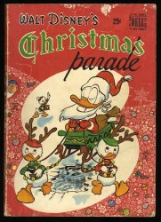 Cover Scan: Dell Giant Comics: Christmas Parade #1 VG- 3.5 See Description (Qualified) - Item ID #378773