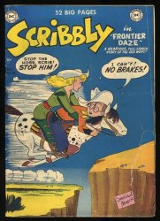 Cover Scan: Scribbly #9 VG- 3.5 Cover Art by Sheldon Mayer! - Item ID #378797