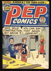 Cover Scan: Pep Comics #80 VG+ 4.5 See Description (Qualified) Archie! I Ghost For You! - Item ID #378802