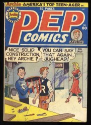 Cover Scan: Pep Comics #80 GD/VG 3.0 Archie! I Ghost For You! - Item ID #378806