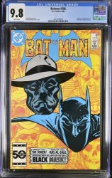 Cover Scan: Batman #386 CGC NM/M 9.8 White Pages 1st Black Mask! Tom Mandrake Cover Art! - Item ID #379540