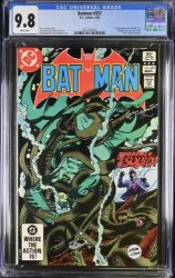 Cover Scan: Batman #357 CGC NM/M 9.8 White Pages 1st App. Jason Todd and Killer Croc! - Item ID #379553