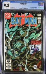 Cover Scan: Batman #357 CGC NM/M 9.8 White Pages 1st App Jason Todd Killer Croc! - Item ID #379553