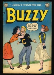 Cover Scan: Buzzy #49 VG+ 4.5 Superman Ad! Graham Place Cover - Item ID #379729