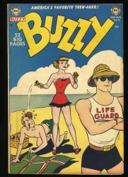 Cover Scan: Buzzy #38 VG/FN 5.0 Beach/Bathing Suit Cover! - Item ID #379732