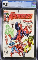 Cover Scan: Avengers #236 CGC NM/M 9.8 Off White to White Spider-Man, She-Hulk!!! - Item ID #381550