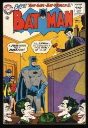 Cover Scan: Batman #163 FN 6.0 Art by Moldoff! Batwoman II! Joker Cover!  - Item ID #382059