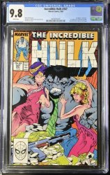 Cover Scan: Incredible Hulk #347 CGC NM/M 9.8 1st Mr. Joe Fix-It! Marlo Chandler! - Item ID #382260