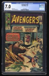 Cover Scan: Avengers #18 CGC FN/VF 7.0 Jack Kirby Cover! Stan Lee and Don Heck! - Item ID #382736