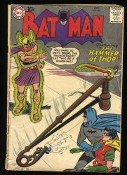 Cover Scan: Batman #127 VG- 3.5 Swan/Kaye Thor Cover! The Hammer of Thor! - Item ID #382752