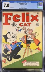 Cover Scan: Felix the Cat (1948) #1 CGC FN/VF 7.0 Off White to White - Item ID #382774