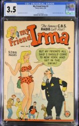 Cover Scan: My Friend Irma #3 CGC VG- 3.5 Off White to White Dan DeCarlo Cover and Art! - Item ID #382775