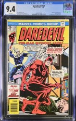 Cover Scan: Daredevil #131 CGC NM 9.4 White Pages 1st Appearance Bullseye and Origin! - Item ID #384742