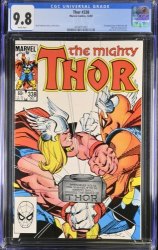 Cover Scan: Thor #338 CGC NM/M 9.8 White Pages 2nd Beta Ray Bill! 1st Stormbreaker! - Item ID #384746